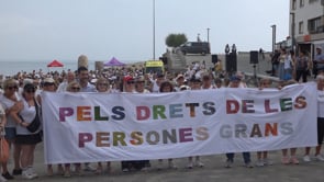Un miler de persones a la Caminada pels Drets de la Gent Gran