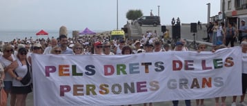 Un miler de persones a la Caminada pels Drets de la Gent Gran