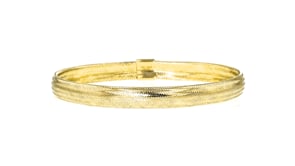 Italian 14kt Yellow Gold Mesh Stretch Bracelet