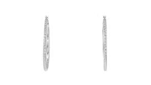 Italian Sterling Silver Double-Hoop Earrings