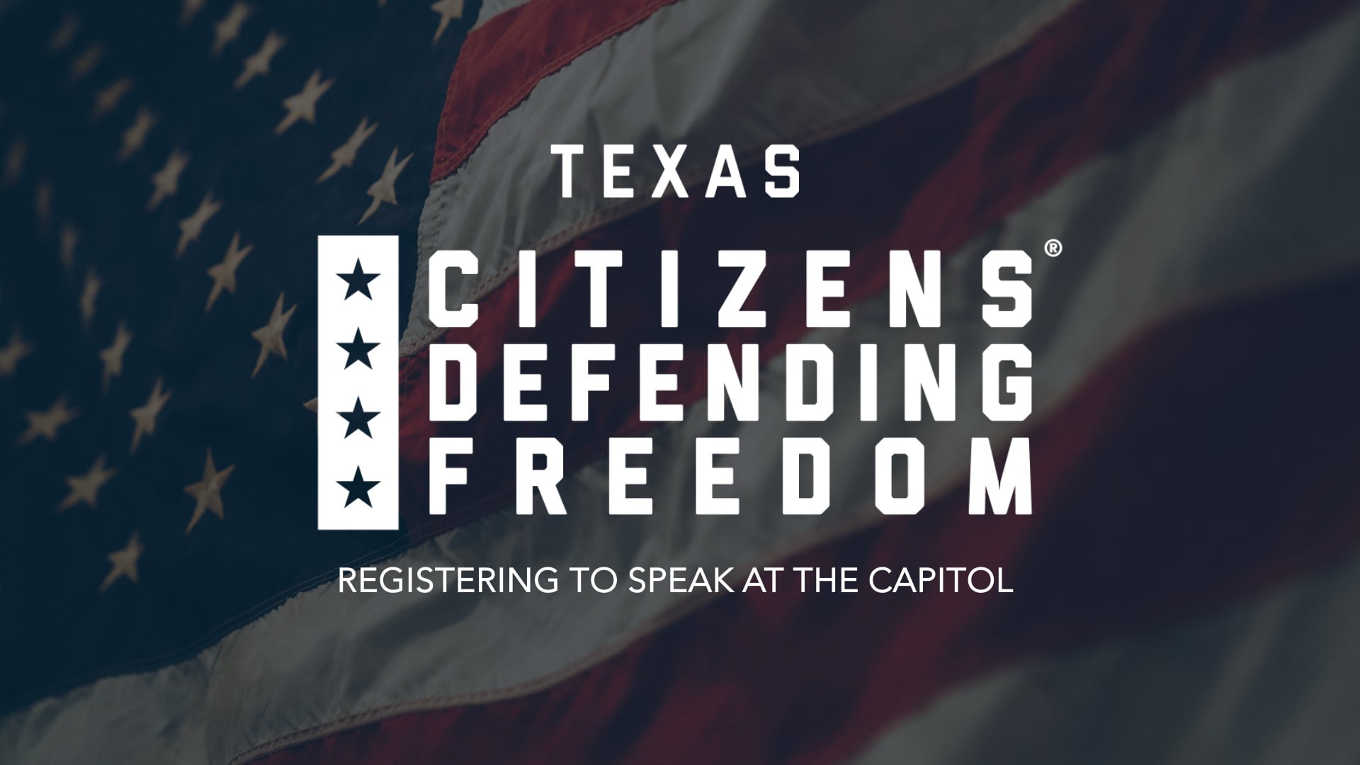 How to Register to Speak at Texas State Capitol Hearings