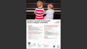 Bambine e bambini all’Università?<br>Ricerca, impegno, sostenibilità