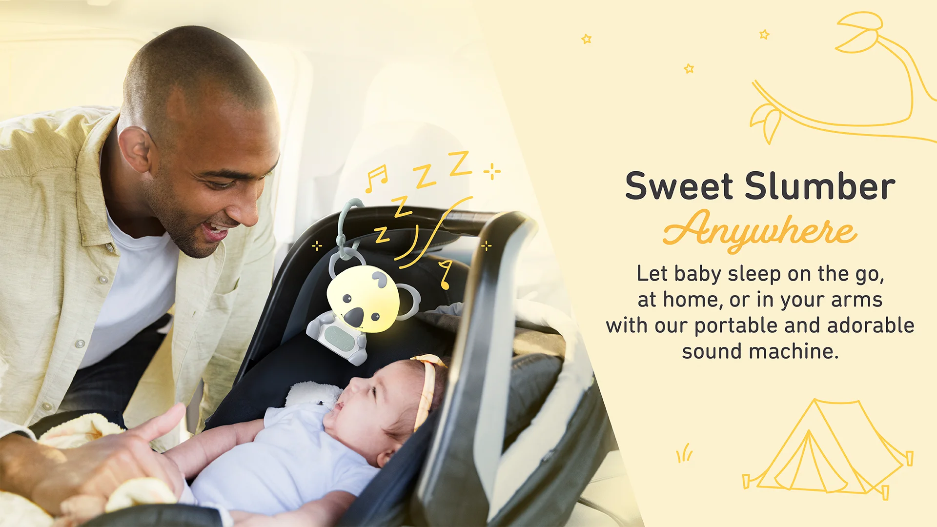 PureBaby® Hanging Koala Sound Machine | Pure Enrichment® Official Site