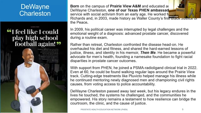 PHEN Tribute to DeWayne Charleston