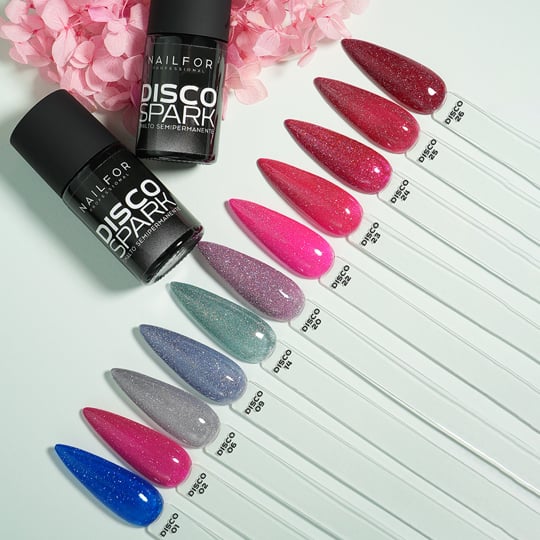 Video: Spark Disco SEMI-PERMANENT gel nail polish - 06 Video: Spark Disco SEMI-PERMANENT gel nail polish - 06