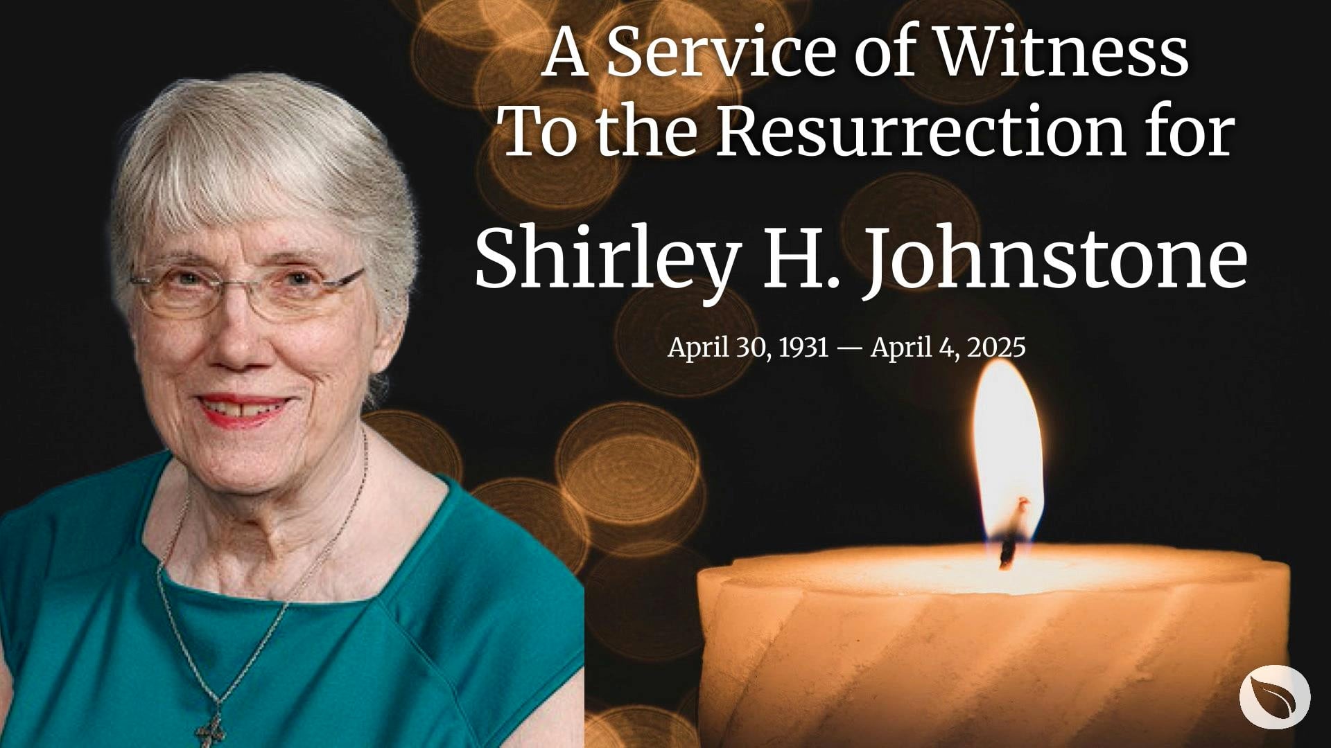 6-14-2025: Memorial Service for Shirley Johnstone