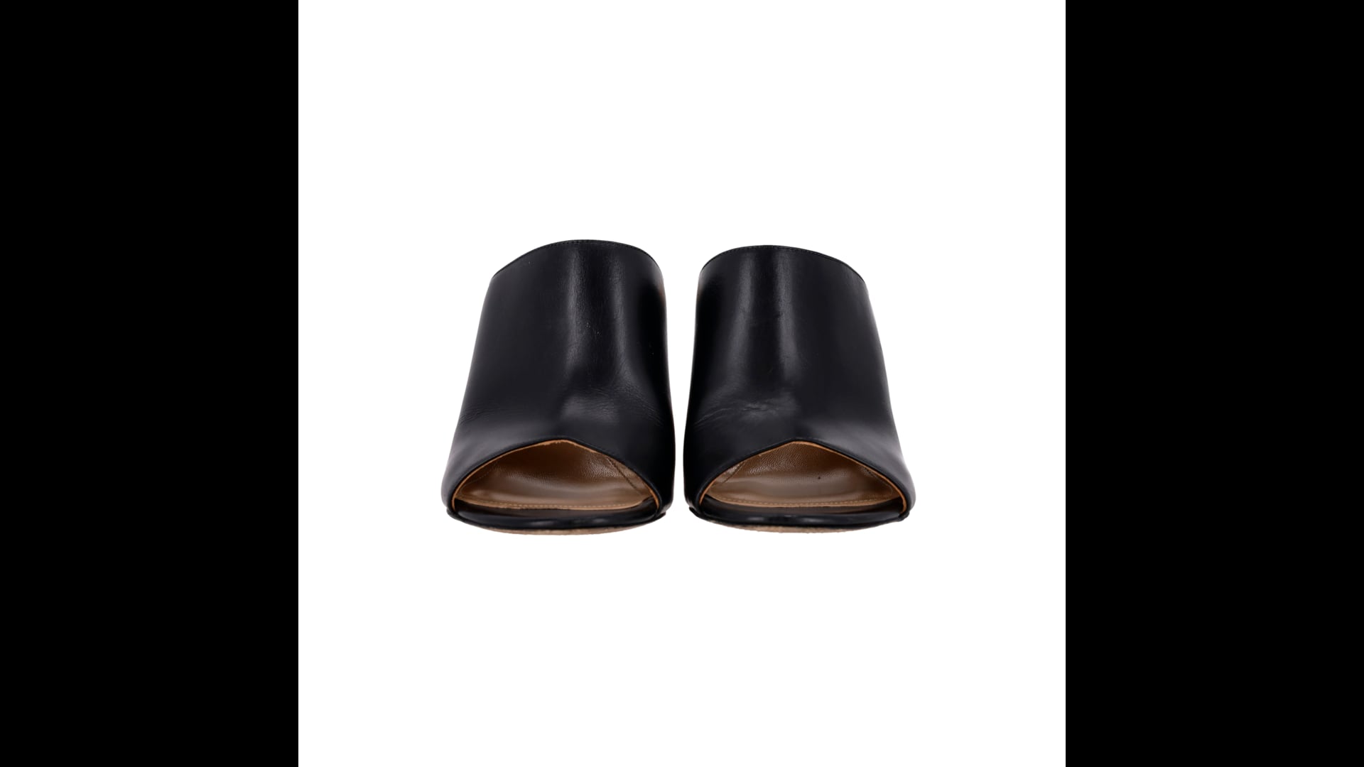 Loewe Nail Polish-Heel Leather Mules For Sale at 1stDibs
