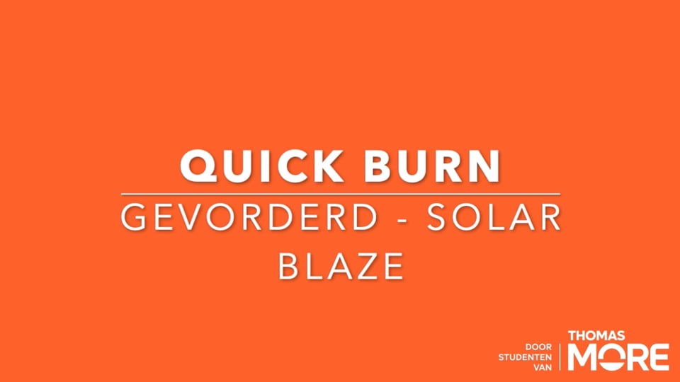Solar Blaze Gevorderd