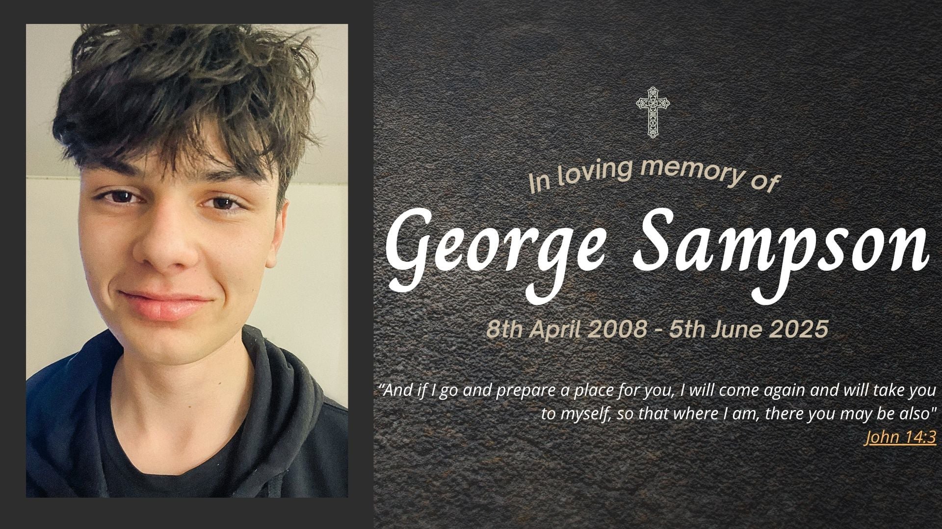 Funeral livestream of the late George Sampson