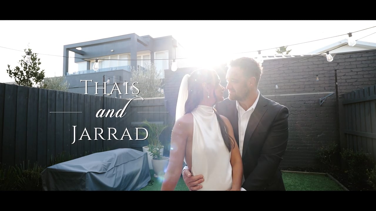 Stomping Ground Moorabbin Wedding Video, Melbourne - Thais and Jarrad