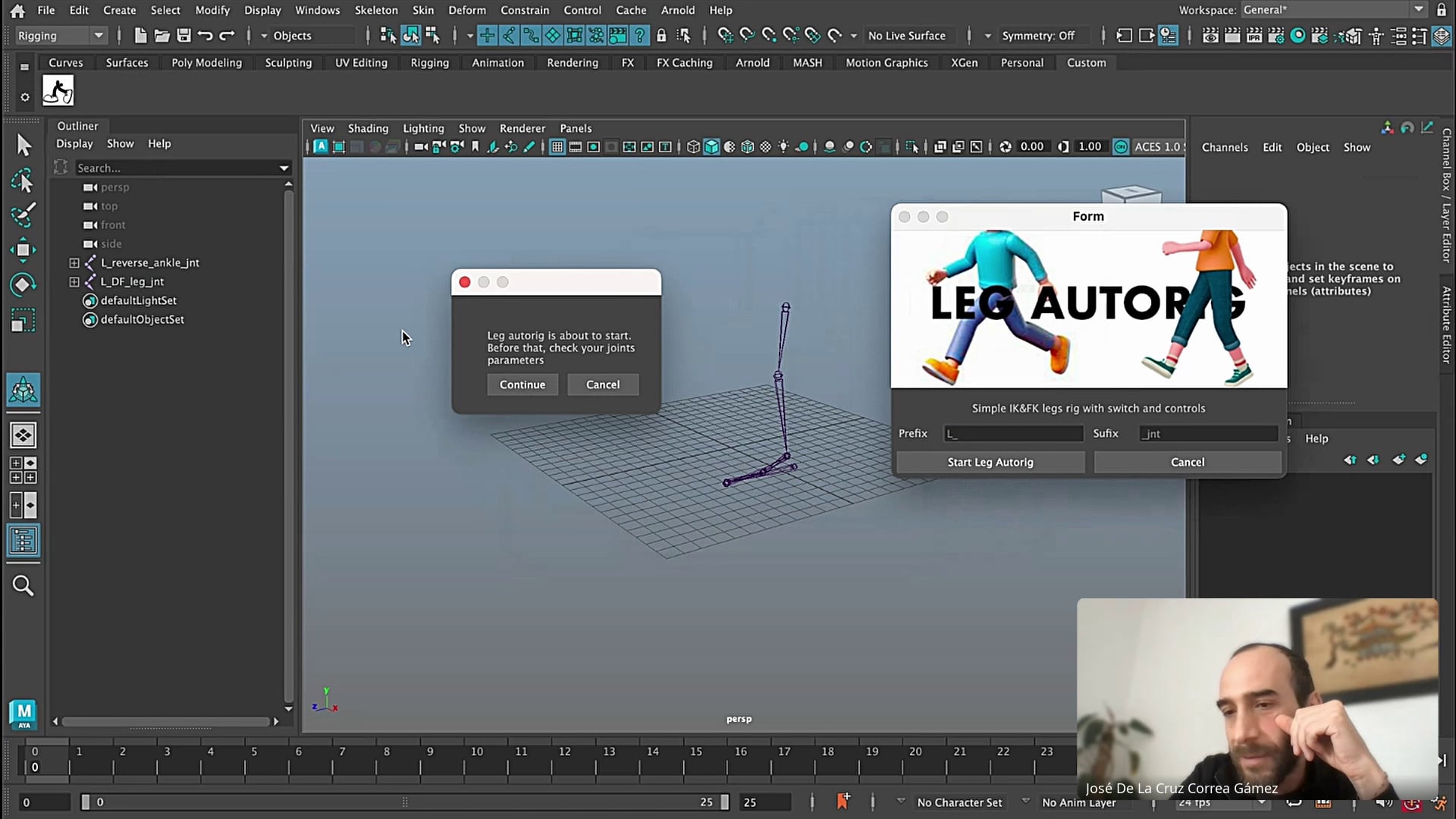 Jose Correa - Python for Maya REVIEW