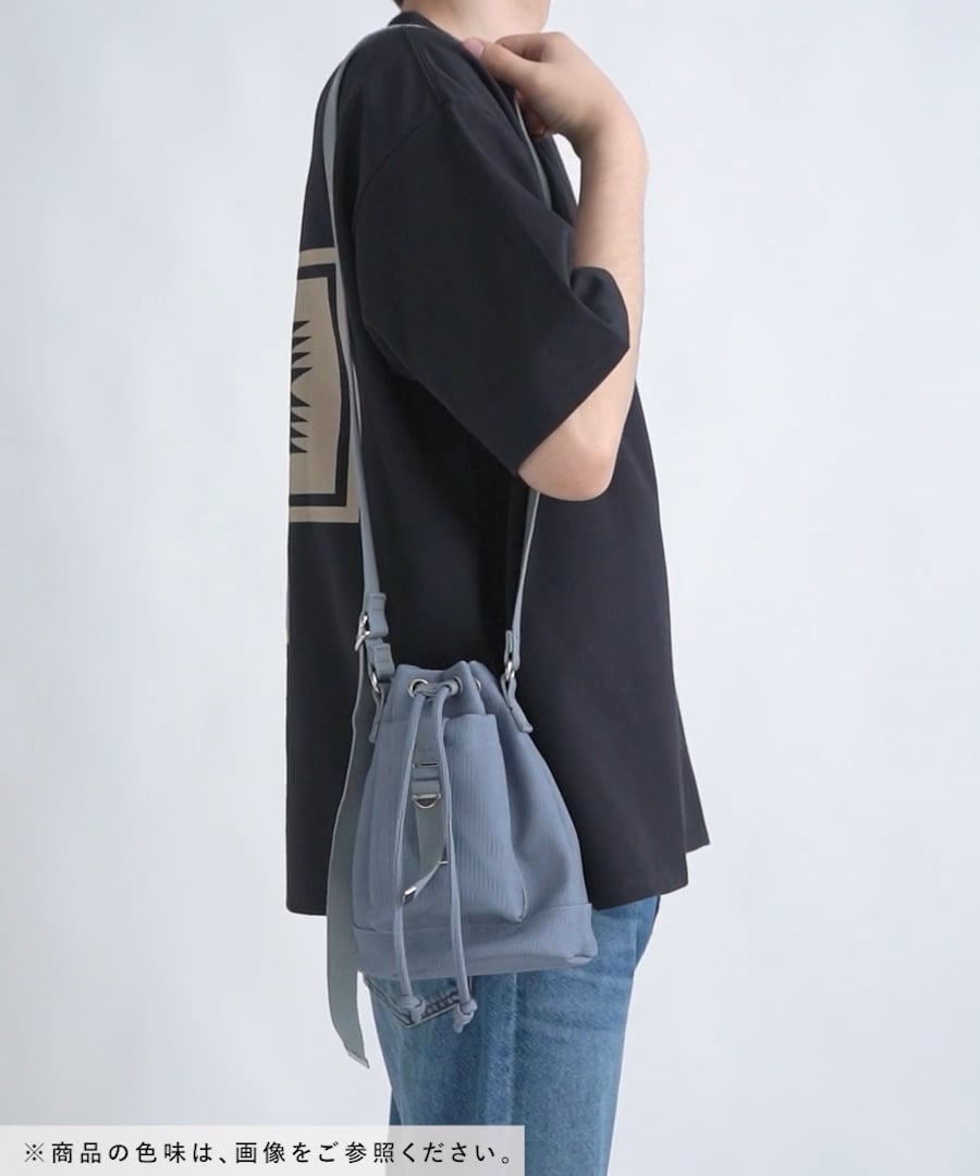 フェイクレザーキャンバス風巾着 | [公式]ニコアンド（niko and ）通販