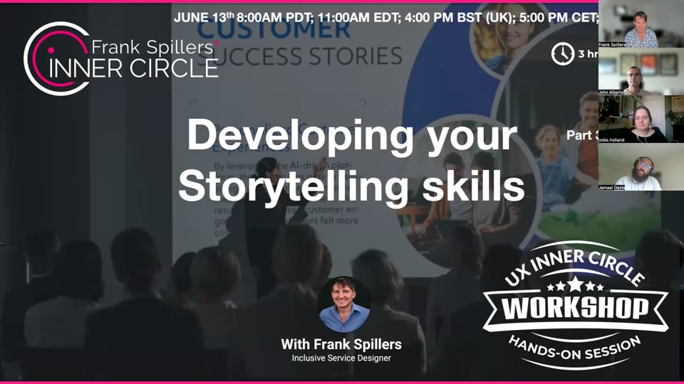 Workshop: Developing your Storytelling skills- Part 3