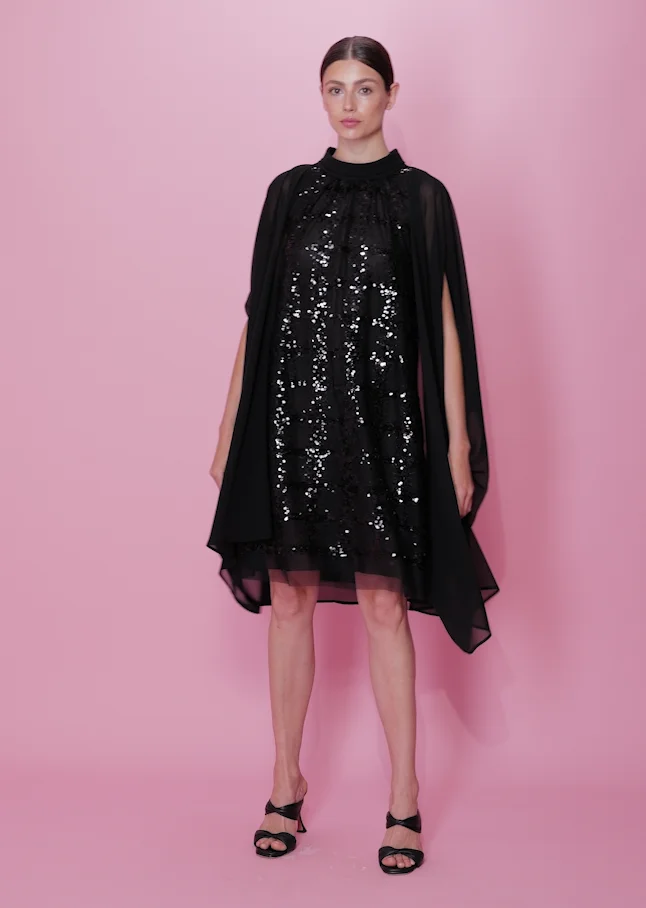 Cape Nick3 l Designer-Capes l Talbot Runhof