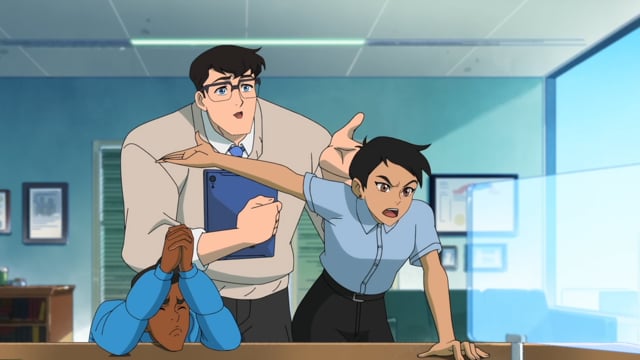deVine Voices Native US American Male Voiceover Perry White Character in 'My Adventures with Superman 4' Animation