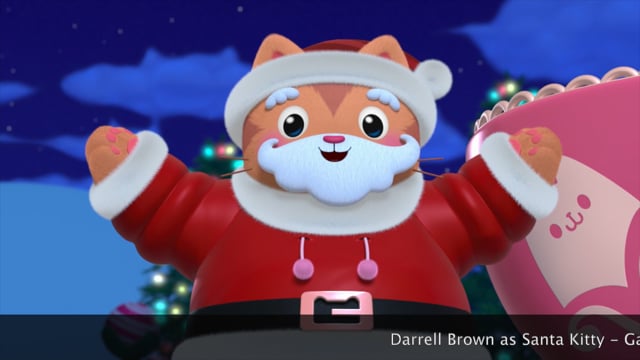 deVine Voices Native US American Male Voiceover Santa Kitty Character in 'Gabby's Dollhouse' Animation