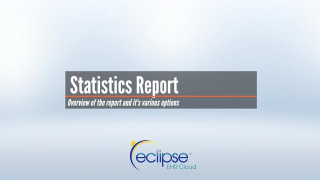 Statistics Report