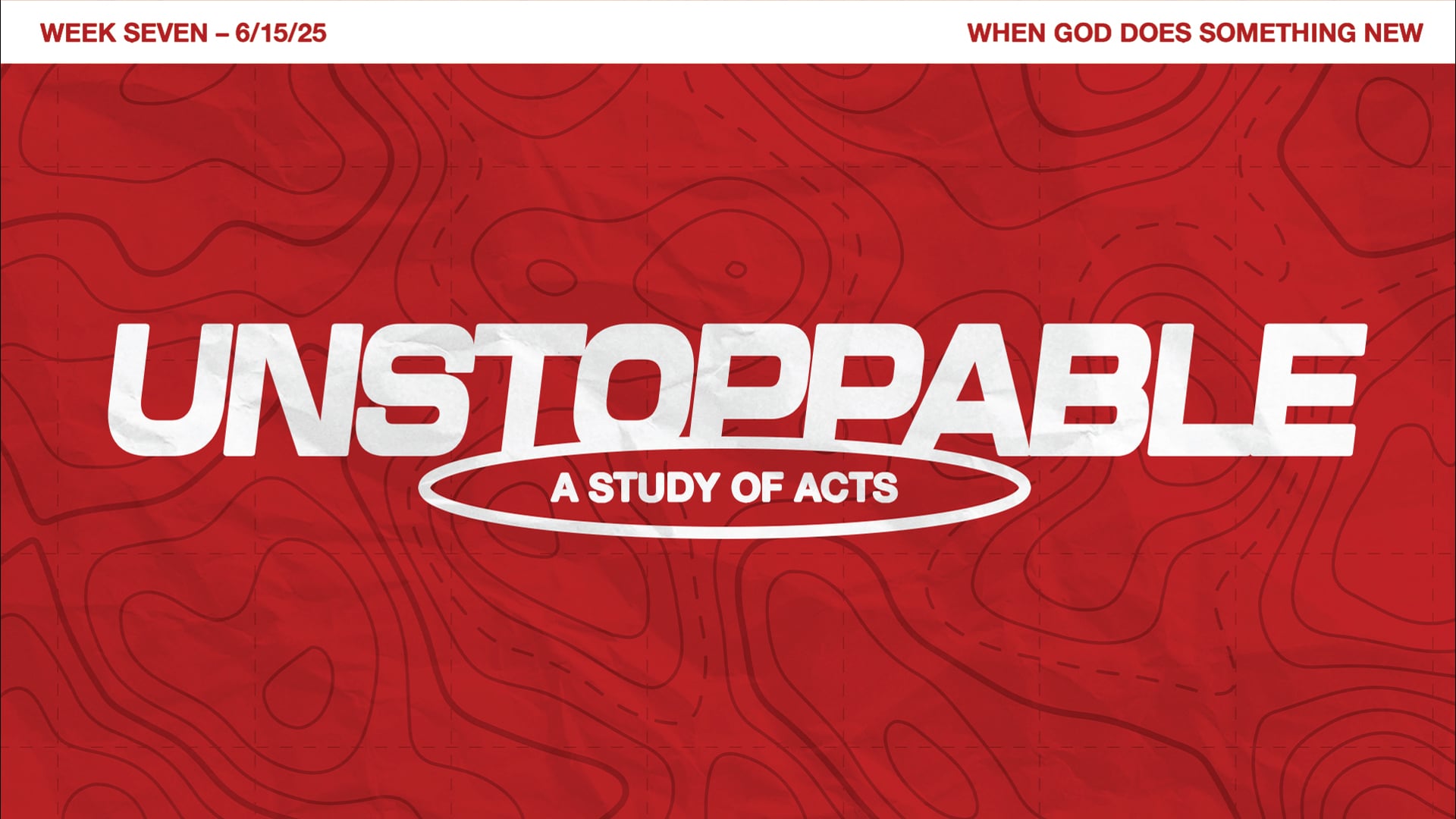 When God Does Something New | June 15, 2025