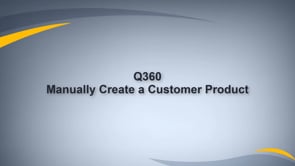 Create Product/System Manually