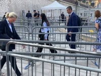Arrrivée sur le site
