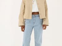Beige short trench coat | My Jewellery