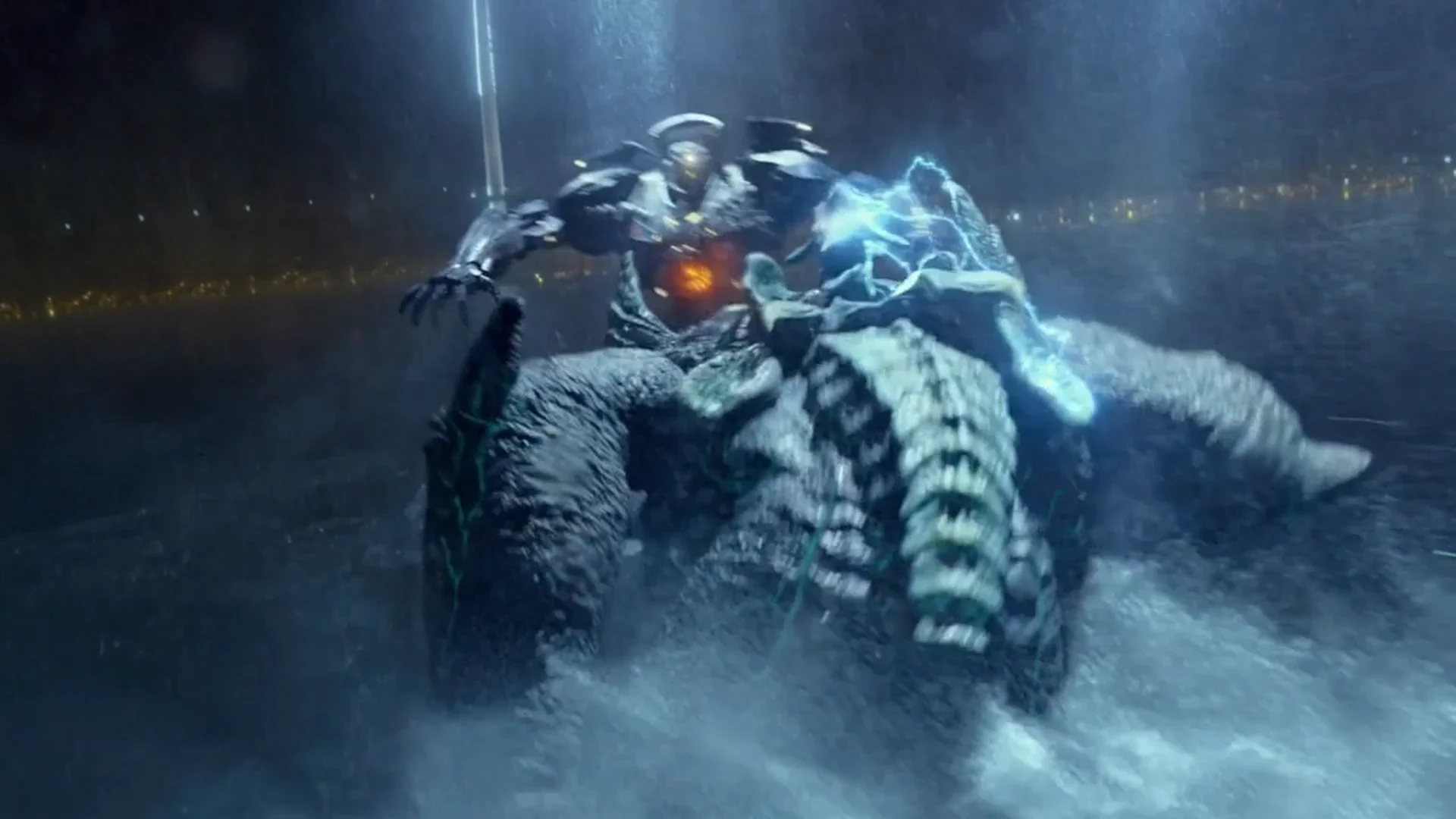 特撮 PACIFIC RIM GIPSY DANGER & LEATHERBACK Gipsy Danger vs Leatherback - Fight Scene - Pacific Rim (2013