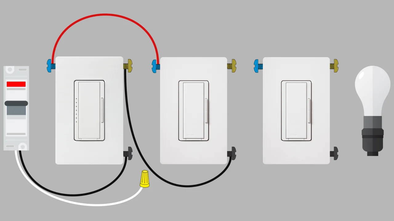 Lutron Diva LED+ Dimmer Switch for Dimmable Bulbs, Single Pole or 3 Way, White, image size:1280x720