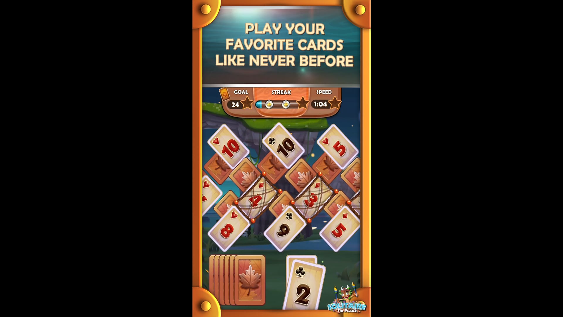 Short-form Ad: Tiki Solitaire TriPeaks "Dynamic Gameplay" by Scopely