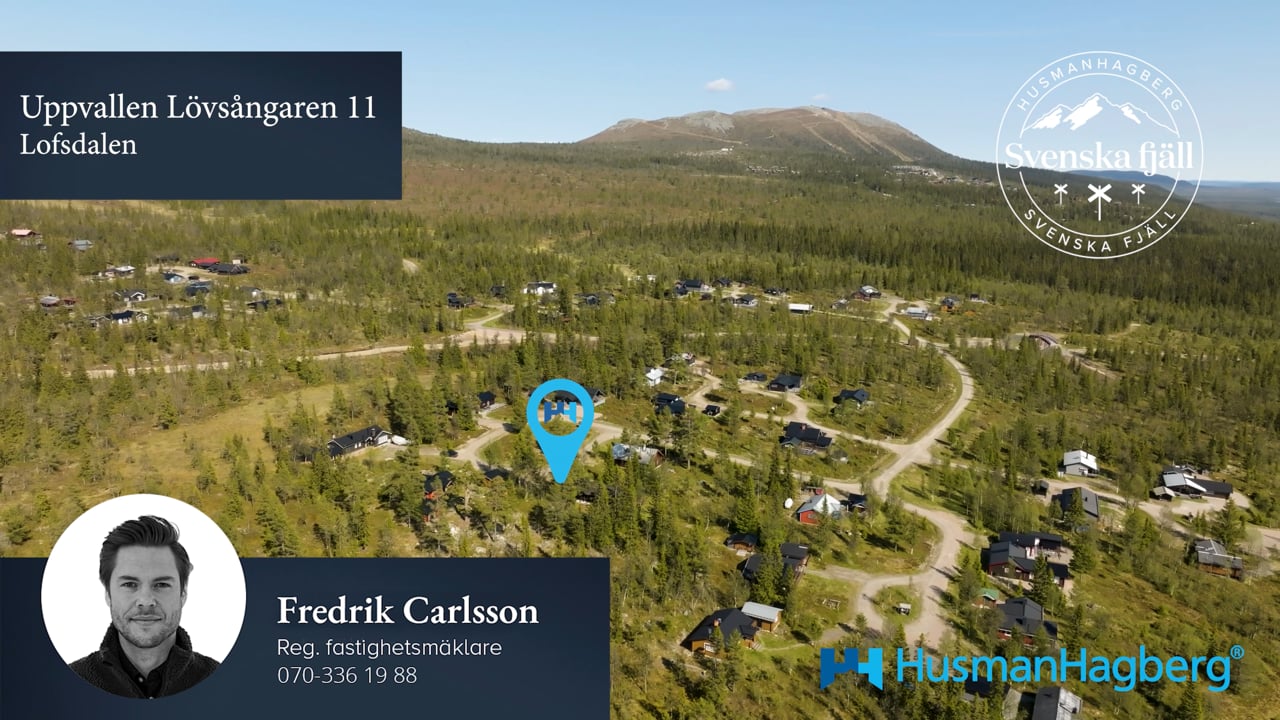 7 rum Fritidshus på Uppvallen Lövsångaren 11 Lofsdalen - Uppvallen Härjedalens kommun - video