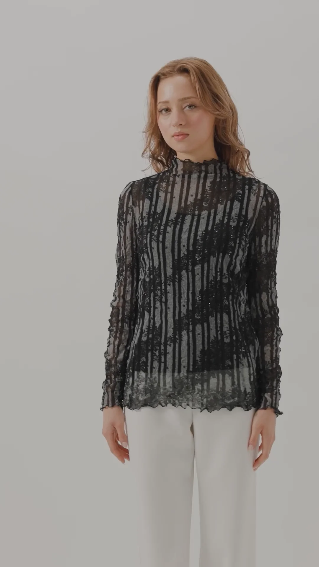 No.625809　透けすぎず、隠しすぎない 絶妙なバランスが魅力の、大人のためのTシャツ No.625809 透けすぎず、隠しすぎない 絶妙なバランスが魅力の