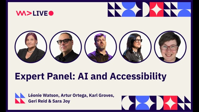 AI and Accessibility: The Good and the Bad - Fireside Chat