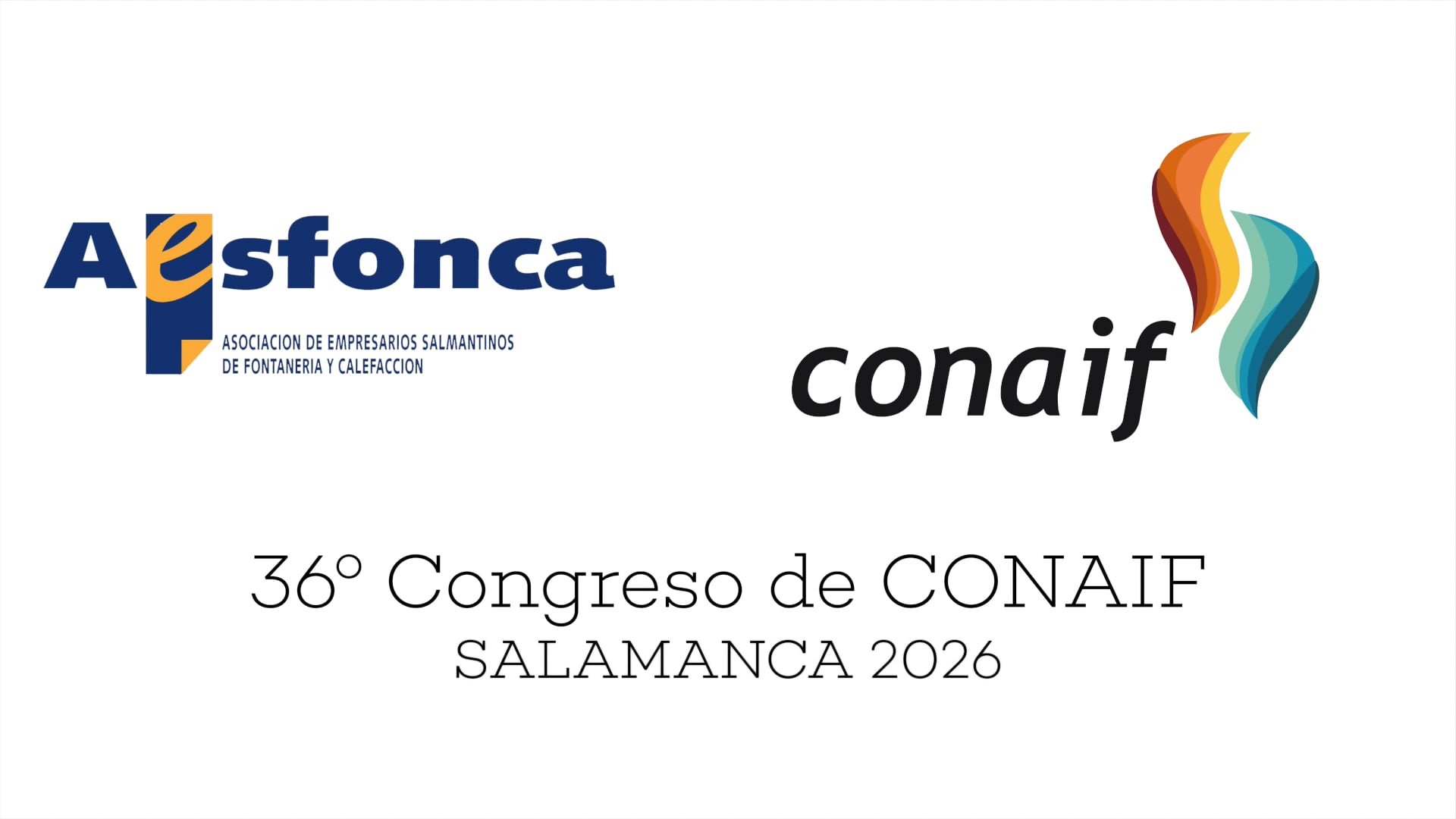 SPOT PUBLICITARIO - Congreso CONAIF 2026 - SALAMANCA