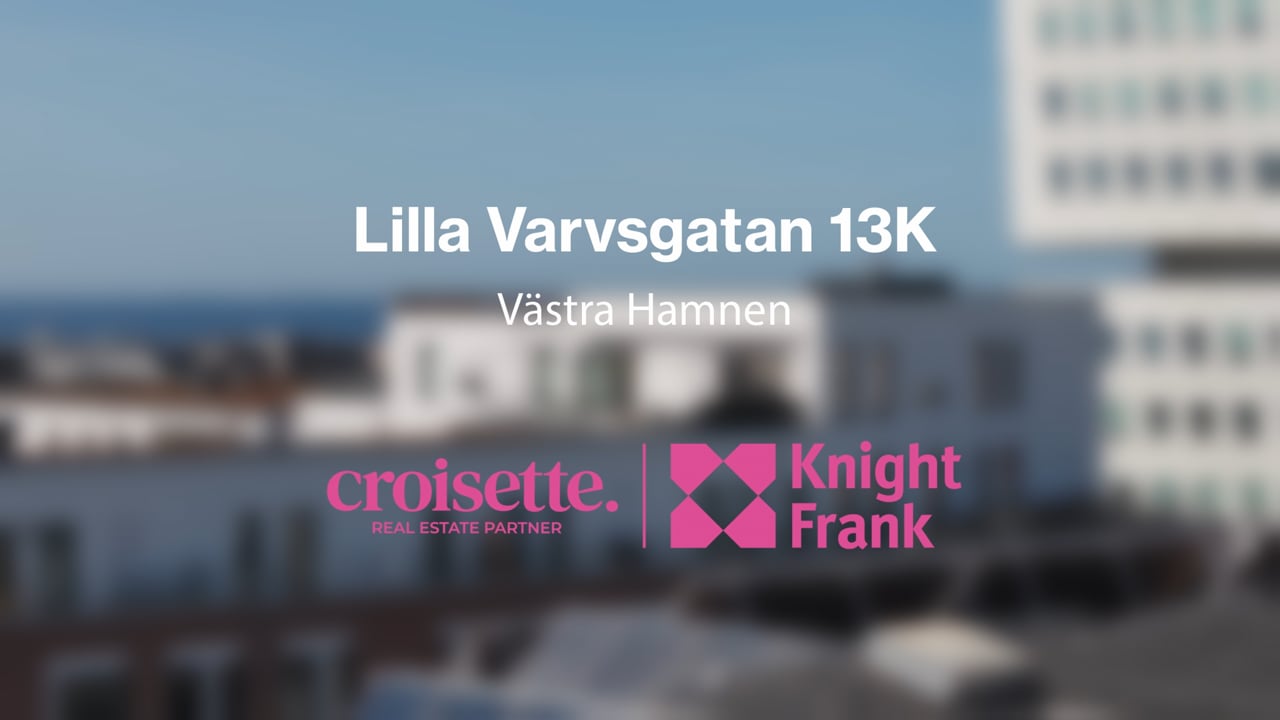 4 rum Lägenhet på Lilla Varvsgatan 13K Västra Hamnen Malmö kommun - video