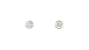 1.00 ct. t.w. Bezel-Set Lab-Grown Diamond Stud Earrings in 14kt Yellow Gold