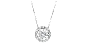 3.00 ct. t.w. Lab-Grown Diamond Pendant Necklace in 14kt White Gold