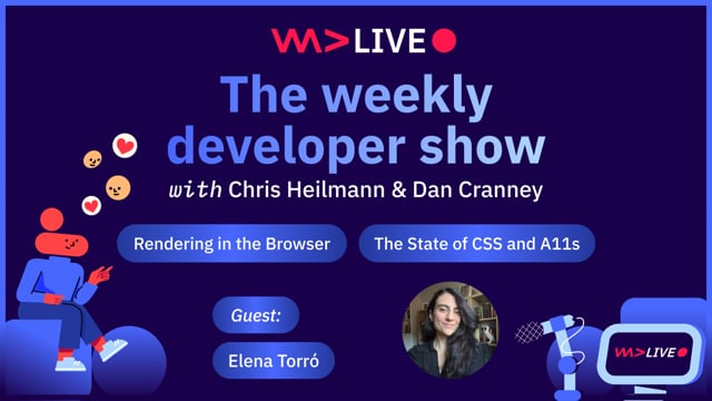 WeAreDevelopers LIVE - Rendering in the Browser, The State of CSS and Accessibility and more