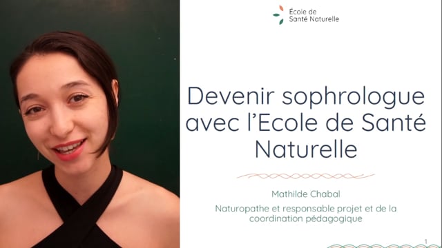 Devenir sophrologue avec l'école de Santé Naturelle