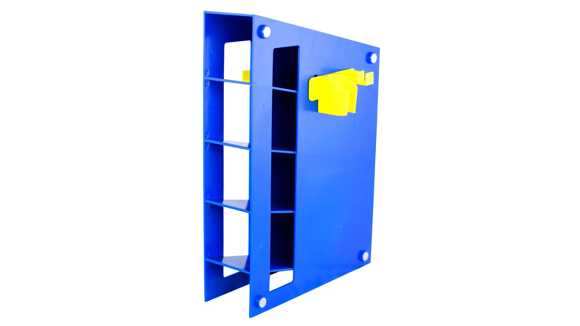Magnetized Blue ABS 4-Shelf Pipette Rack Compartments Heathrow