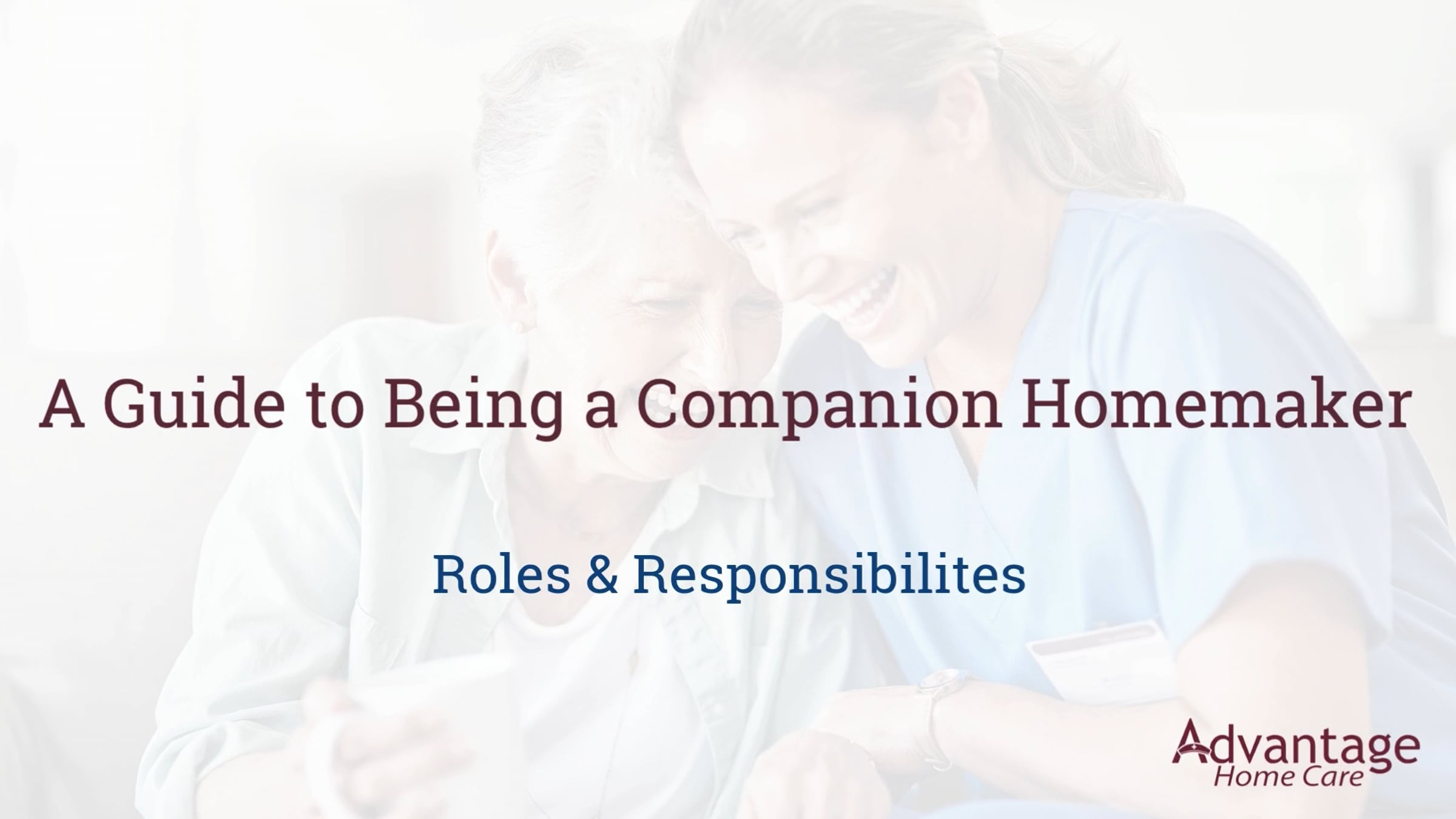 A Guide to Being a Companion Homemaker - Roles & Responsibilities ...