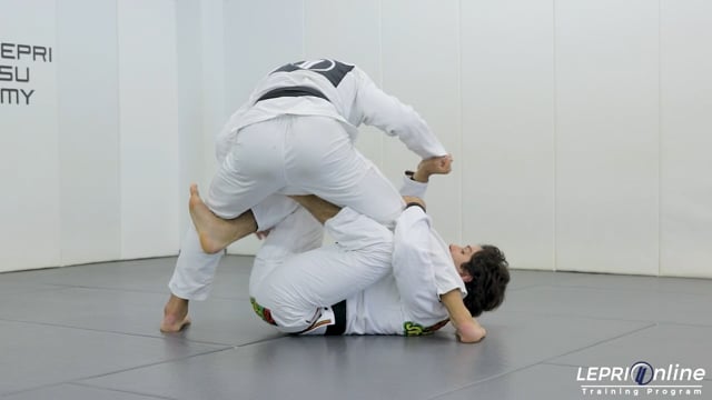 Butterfly Sweep Attempt to One Leg X to X Guard Sweep