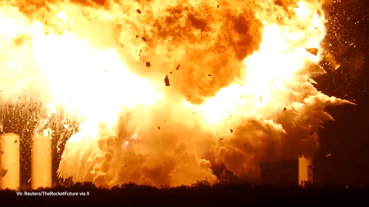 Katastrofalna eksplozija rakete v ZDA