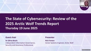 SASIG Webinar - The State of Cybersecurity: Review of the 2025 Arctic Wolf Trends Report 2025-06-19 10:01:11