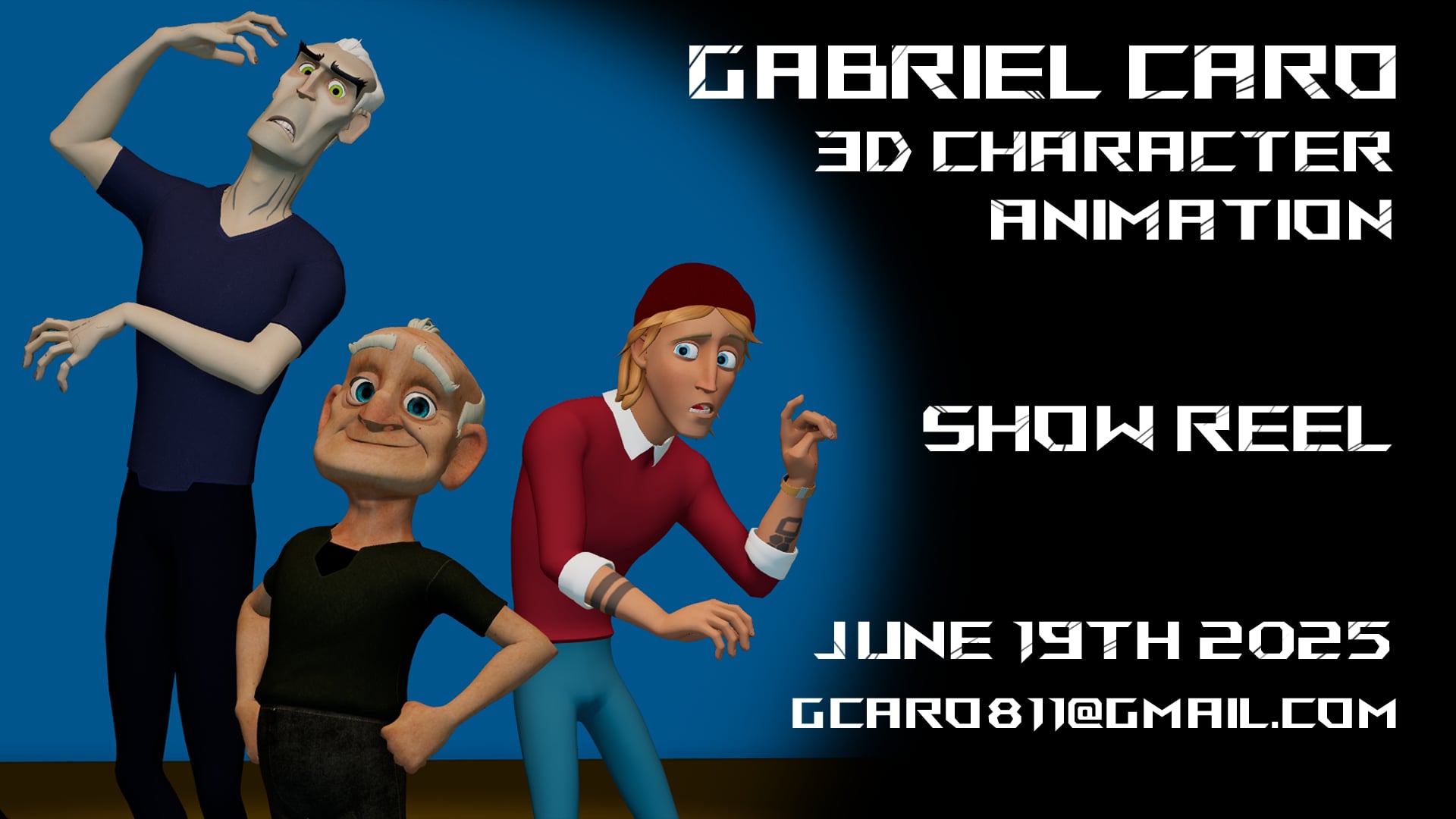 3D Animation Show Reel June 2025