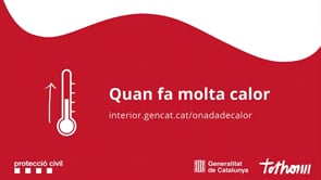 Ens hem de protegir de la forta calor