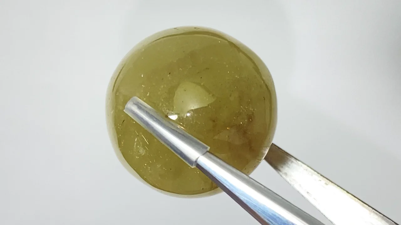 動画】【1点もの】リビアングラス スフィア・ラウンド21mm 1個