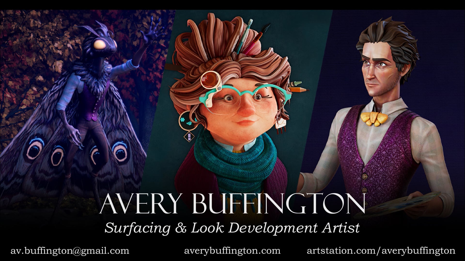 Avery Buffington Surfacing & Look Development Reel 2025