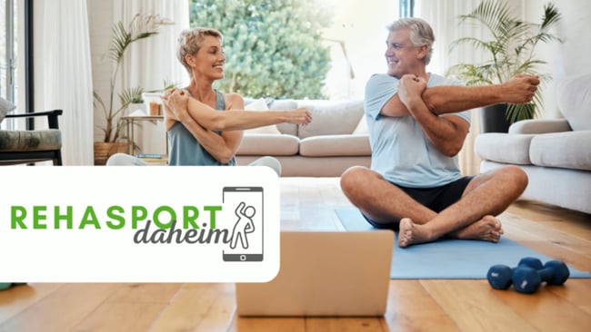 Beinrückseite mit der Faszienrolle