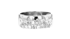 .50 ct. t.w. Scattered-Diamond Ring in Sterling Silver