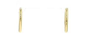 18kt Gold Over Sterling V-Shaped Hoop Earrings