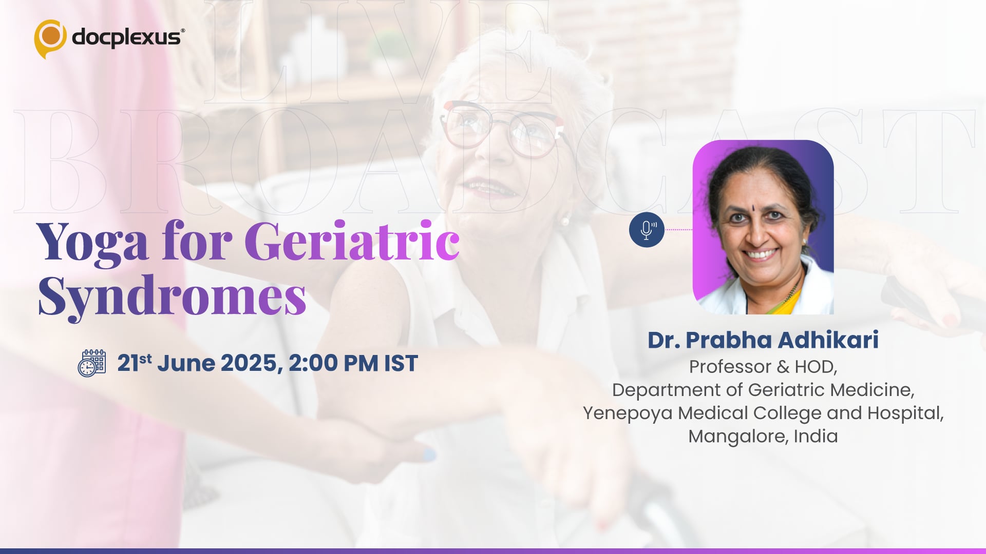 Yoga for Geriatric Syndromes